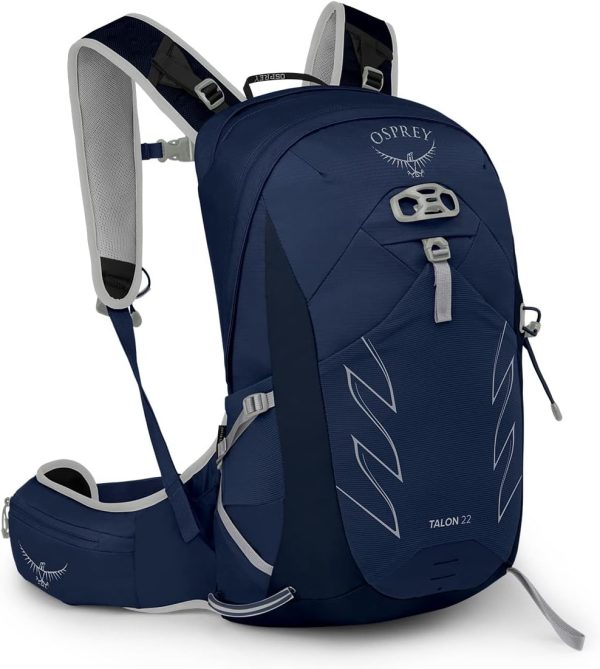 Osprey Talon 22L Men's Hiking Backpack with Hipbelt, Ceramic Blue, L/XL, Extende... - Image 2