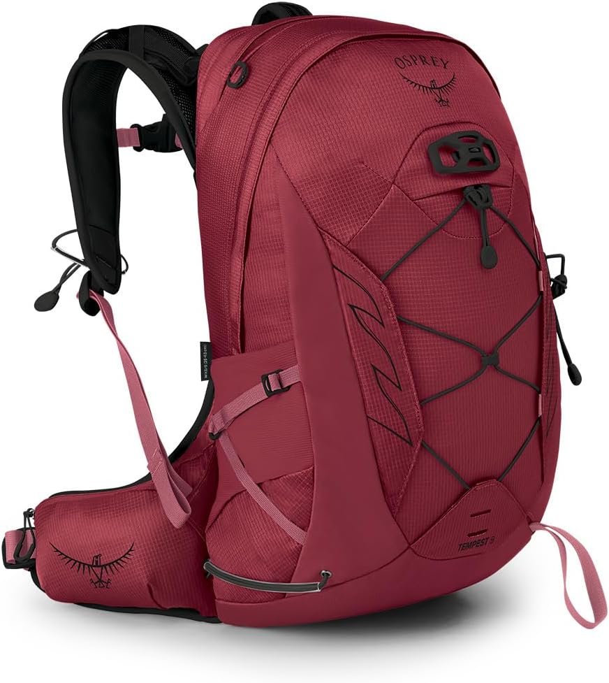 Osprey Tempest 9L Women's Hiking Backpack with Hipbelt, Kakio Pink, WXS/S 2 Osprey Tempest 9L Women's Hiking Backpack with Hipbelt, Kakio Pink, WXS/S - Image 2