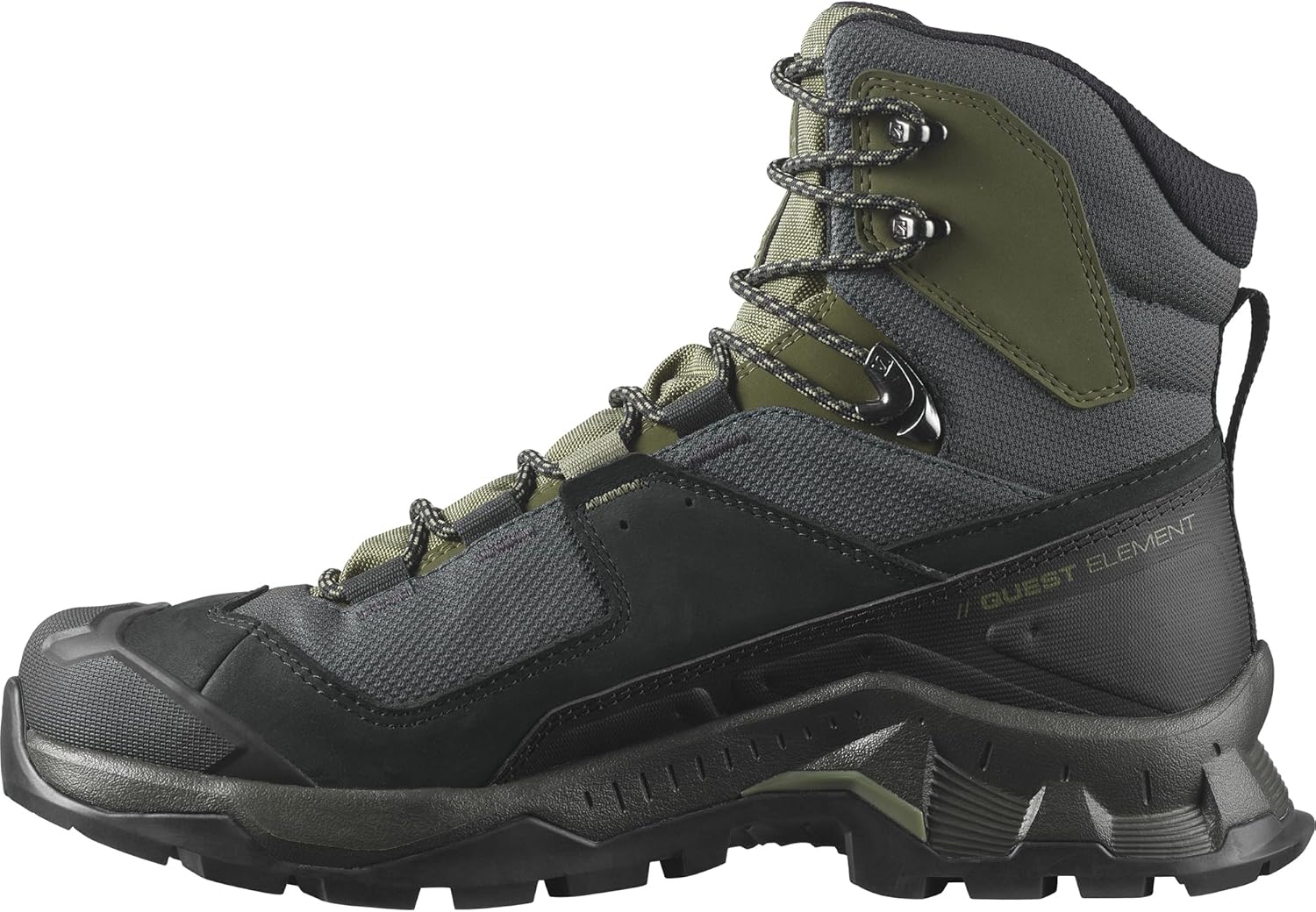 Salomon Men’s Quest Element Gore-Tex, Waterproof Neutral Leather Hiking Boots 2 Salomon Men’s Quest Element Gore-Tex, Waterproof Neutral Leather Hiking Boots - Image 2