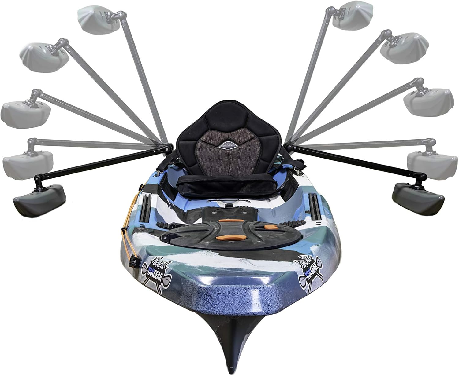 YakGear Kayak & Canoe Outriggers (Generation 2), One Size 2 YakGear Kayak & Canoe Outriggers (Generation 2), One Size - Image 2