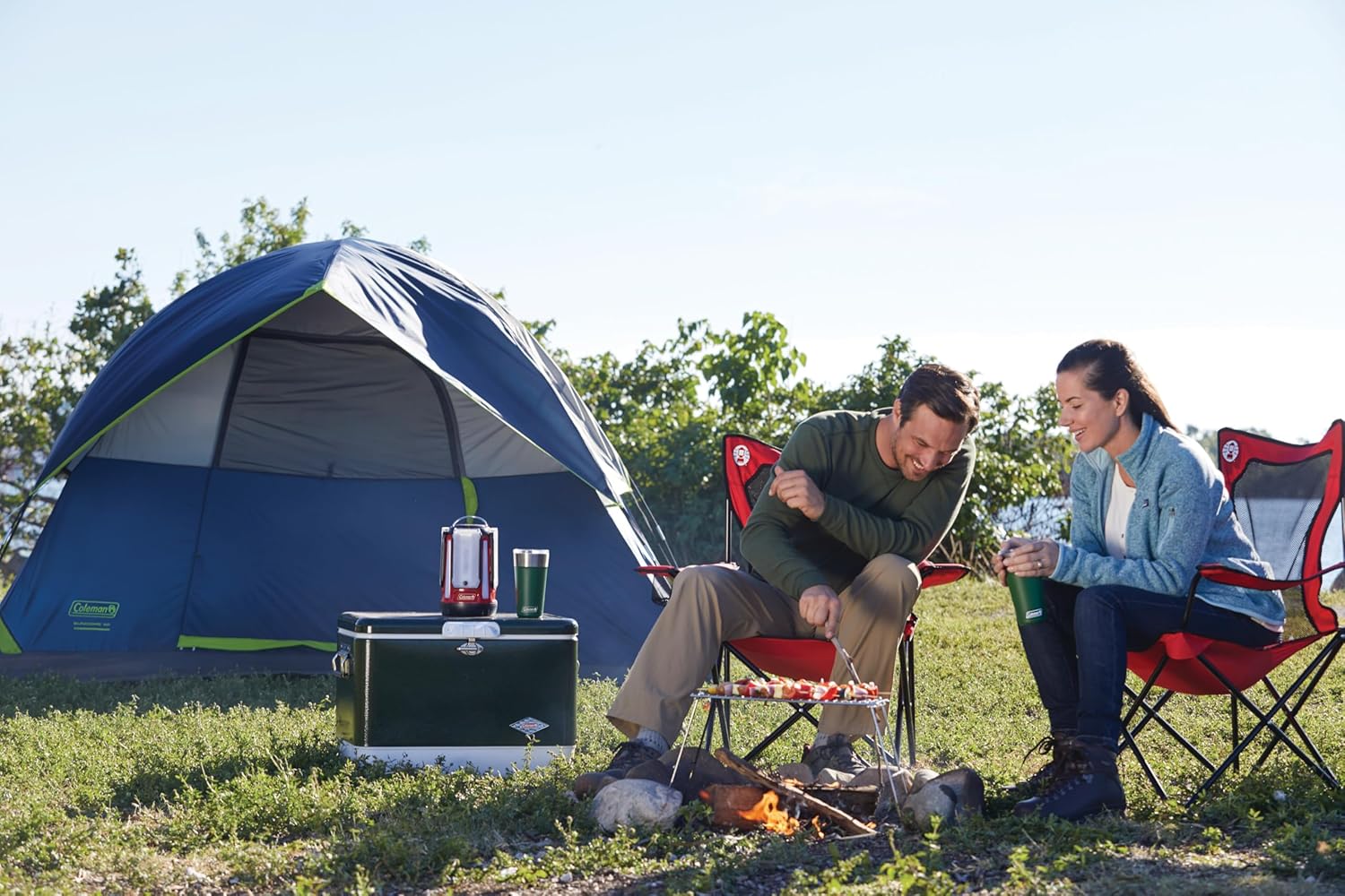 Coleman Sundome Camping Tent with Rainfly, 2/3/4/6 Person Tent Sets Up in 10 Min... 5 Coleman Sundome Camping Tent with Rainfly, 2/3/4/6 Person Tent Sets Up in 10 Min... - Image 5