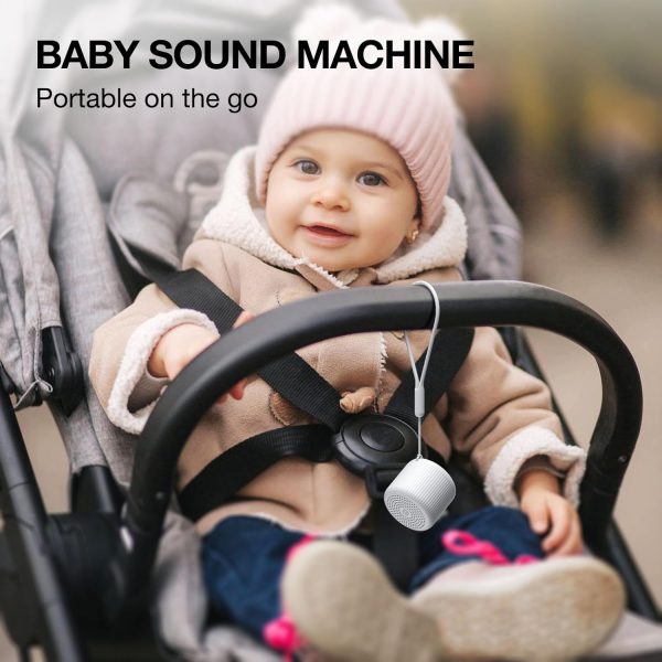 Portable Sound Machine for Baby Adults,LEICEX Travel Sound Machine,15 Non-Loopin... - Image 6