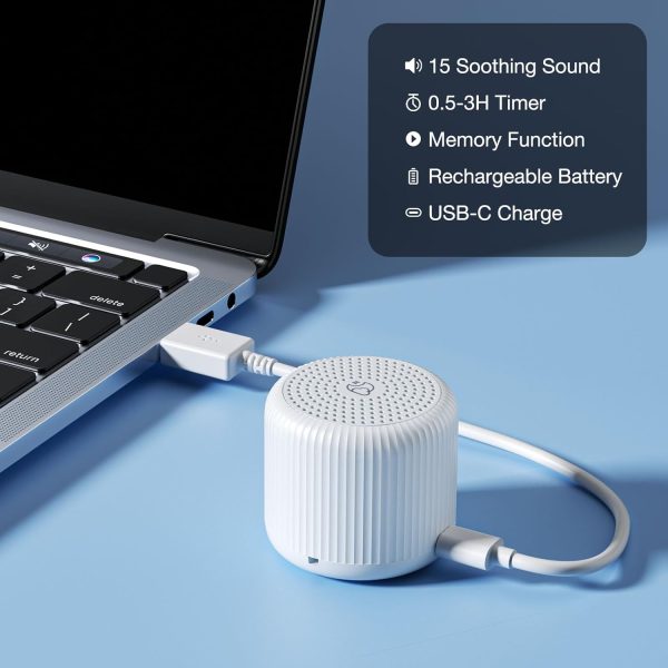 Portable Sound Machine for Baby Adults,LEICEX Travel Sound Machine,15 Non-Loopin... - Image 7