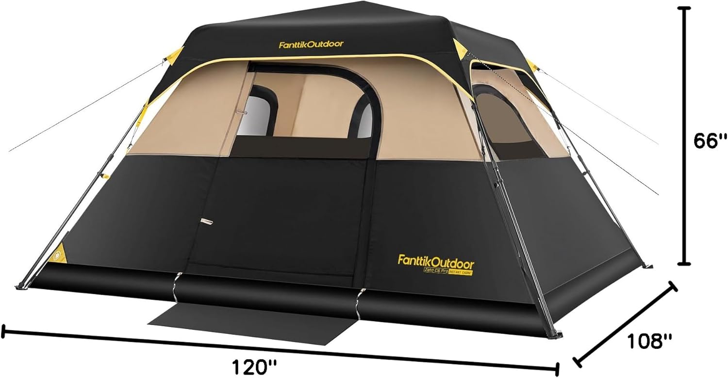 FanttikOutdoor Camping Tent 4/6/8/10 Person Instant Cabin Tent Setup in 60 Secon... 7 FanttikOutdoor Camping Tent 4/6/8/10 Person Instant Cabin Tent Setup in 60 Secon... - Image 10