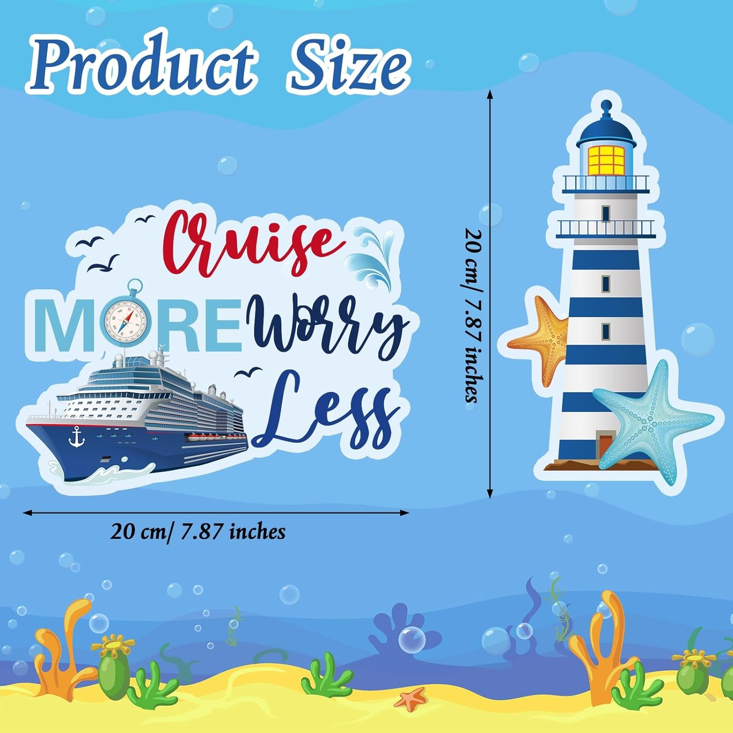 Kanayu 12 Pieces Cruise Door Magnets Decorations, Sea Navigation Ship Car Refrig... 3 Kanayu 12 Pieces Cruise Door Magnets Decorations, Sea Navigation Ship Car Refrig... - Image 3