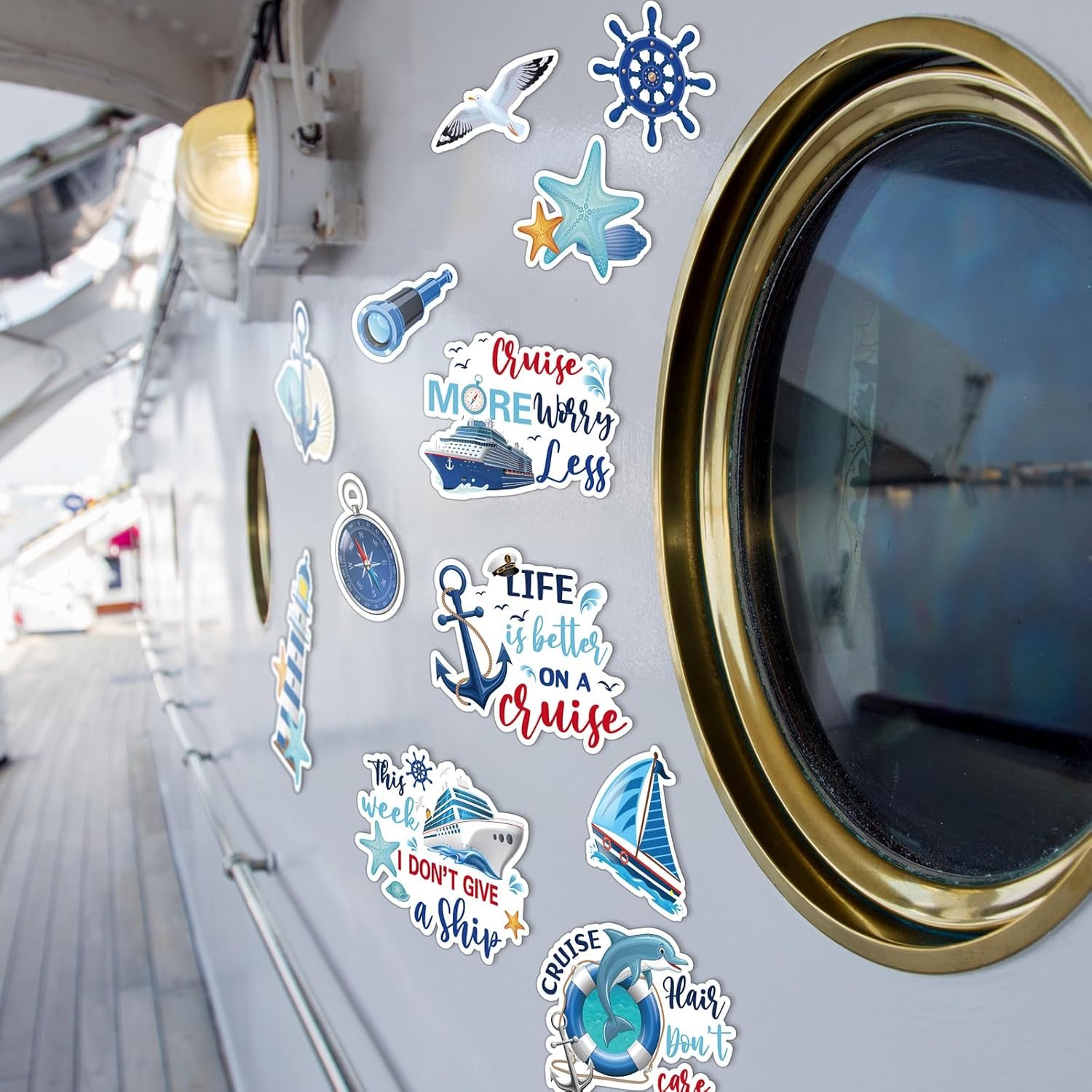 Kanayu 12 Pieces Cruise Door Magnets Decorations, Sea Navigation Ship Car Refrig... 5 Kanayu 12 Pieces Cruise Door Magnets Decorations, Sea Navigation Ship Car Refrig... - Image 5