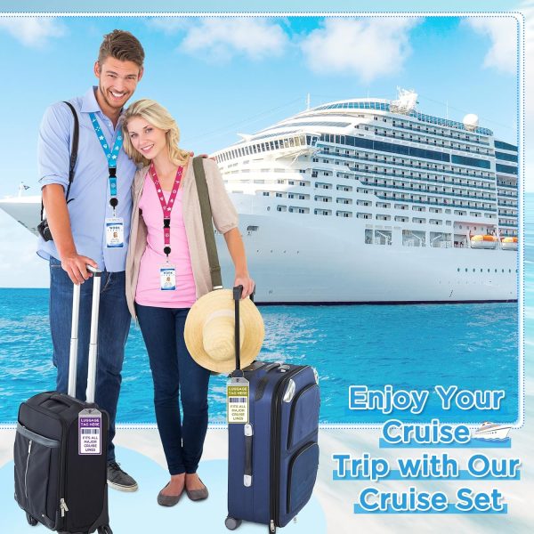 FACULX 15 PCS Cruise Ship Essential Includes Cruise Lanyard, Cruise Luggage Tags... - Image 7