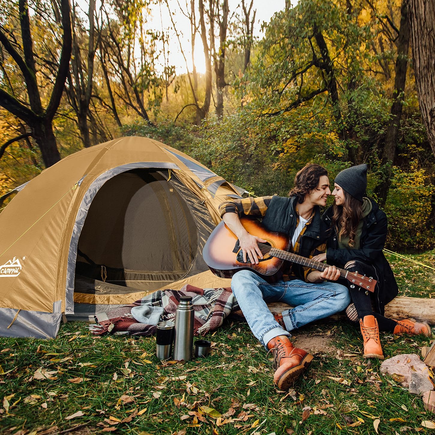 2 Person Backpacking Tent, Waterproof 4 Season Tent, Windproof Cold Weather Wint... 3 2 Person Backpacking Tent, Waterproof 4 Season Tent, Windproof Cold Weather Wint... - Image 3