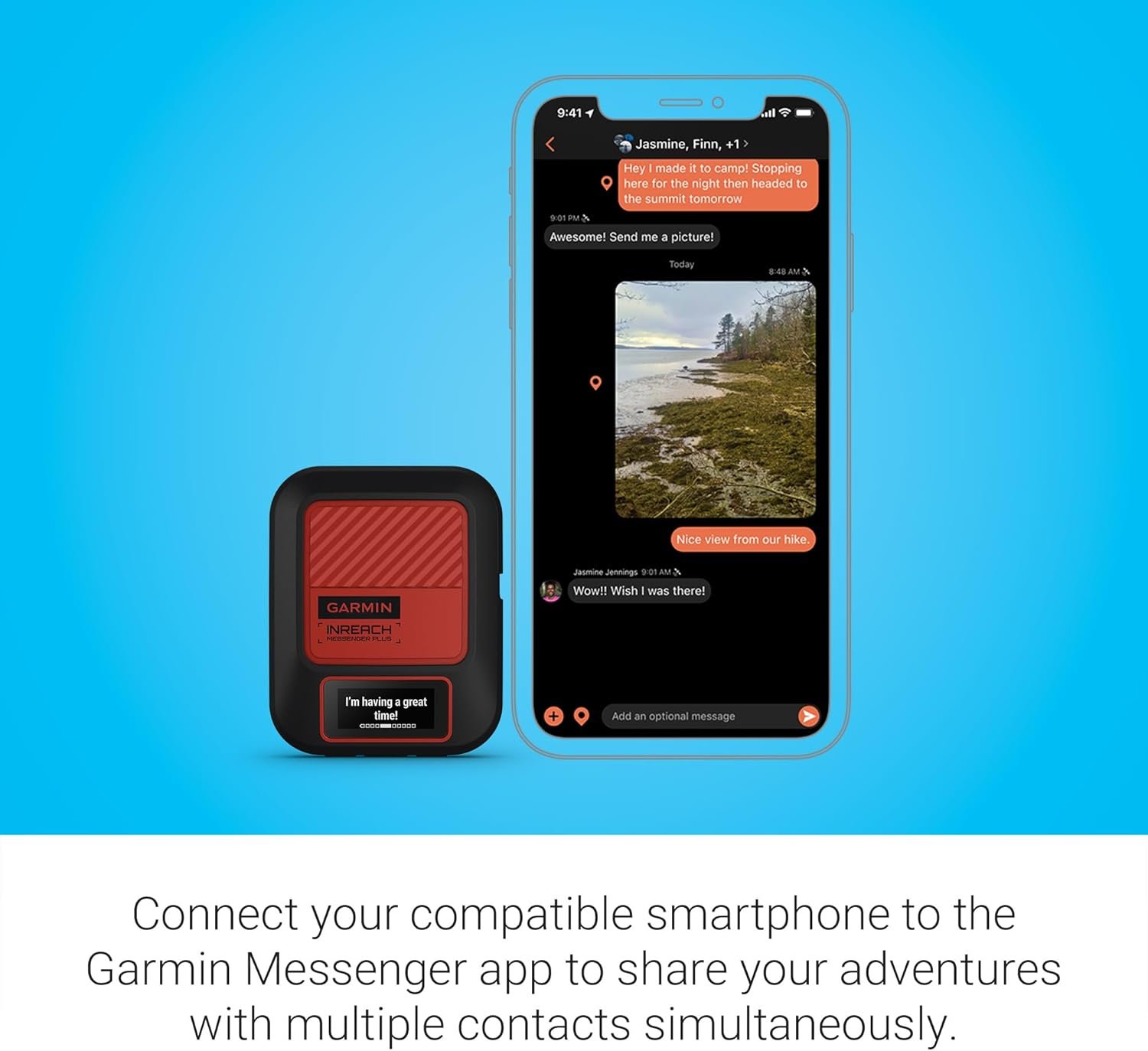 Garmin inReach® Messenger Plus, SOS Satellite Communicator with Photo, Text & Vo... 5 Garmin inReach® Messenger Plus, SOS Satellite Communicator with Photo, Text & Vo... - Image 7