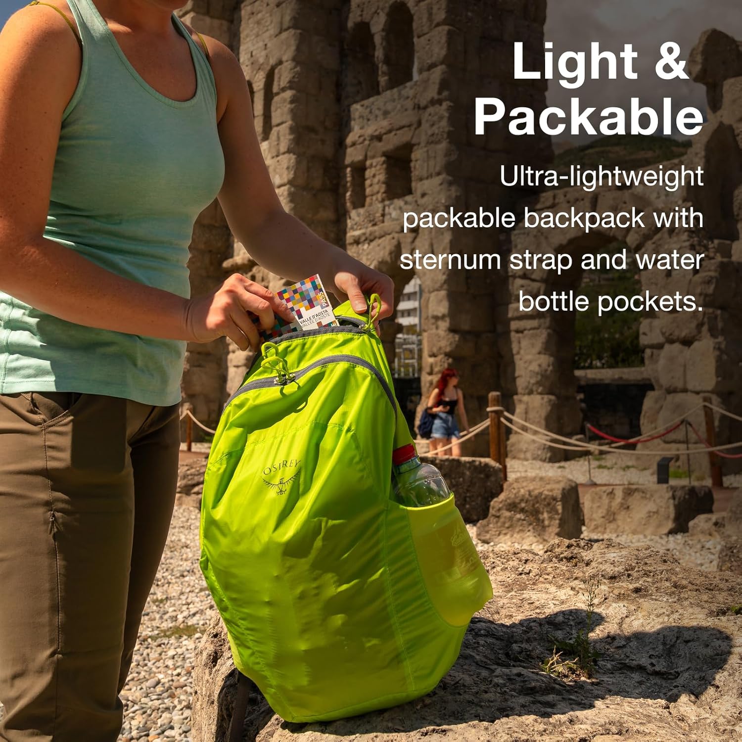 Osprey Ultralight Collapsible Stuff Pack - Lightweight, Packable Travel Backpack... 4 Osprey Ultralight Collapsible Stuff Pack - Lightweight, Packable Travel Backpack... - Image 4