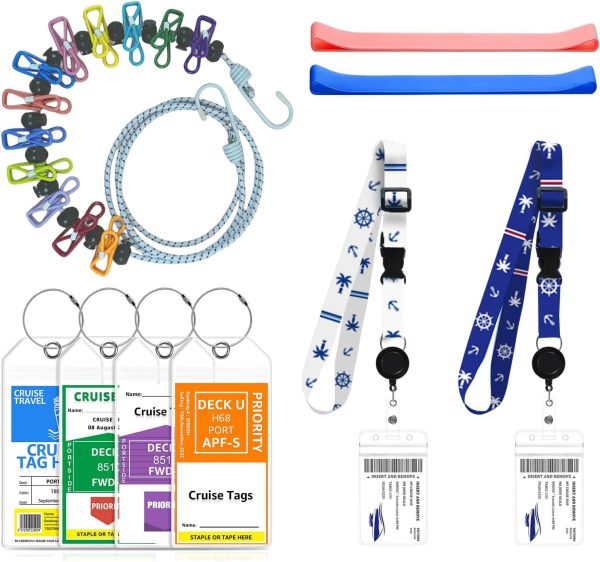 Cruise Ship Essentials, Cruise Luggage Tags, Lanyards for Cruise Ship Cards, Bea... - Image 2
