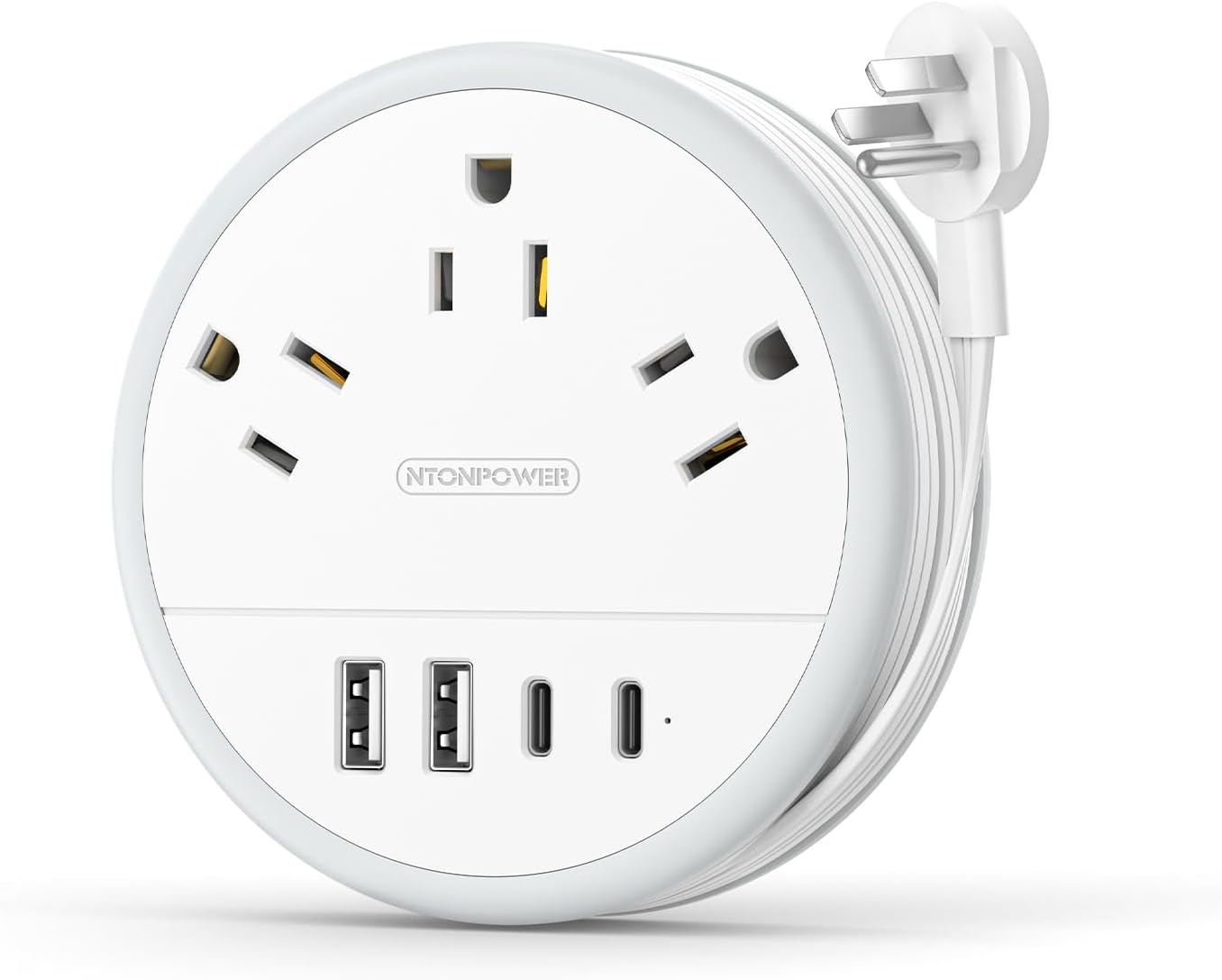 NTONPOWER Travel Power Strip, Travel Essentials, Cruise Essentials 3 Outlets 4 U... 2 NTONPOWER Travel Power Strip, Travel Essentials, Cruise Essentials 3 Outlets 4 U... - Image 2
