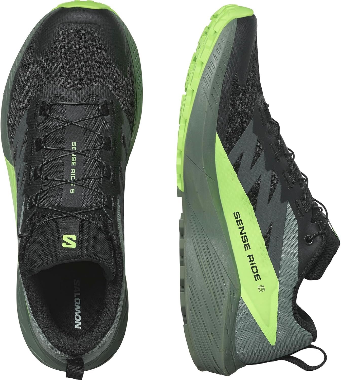 Salomon Men’s Sense Ride 5 Trail Running Shoes 6 Salomon Men’s Sense Ride 5 Trail Running Shoes - Image 6