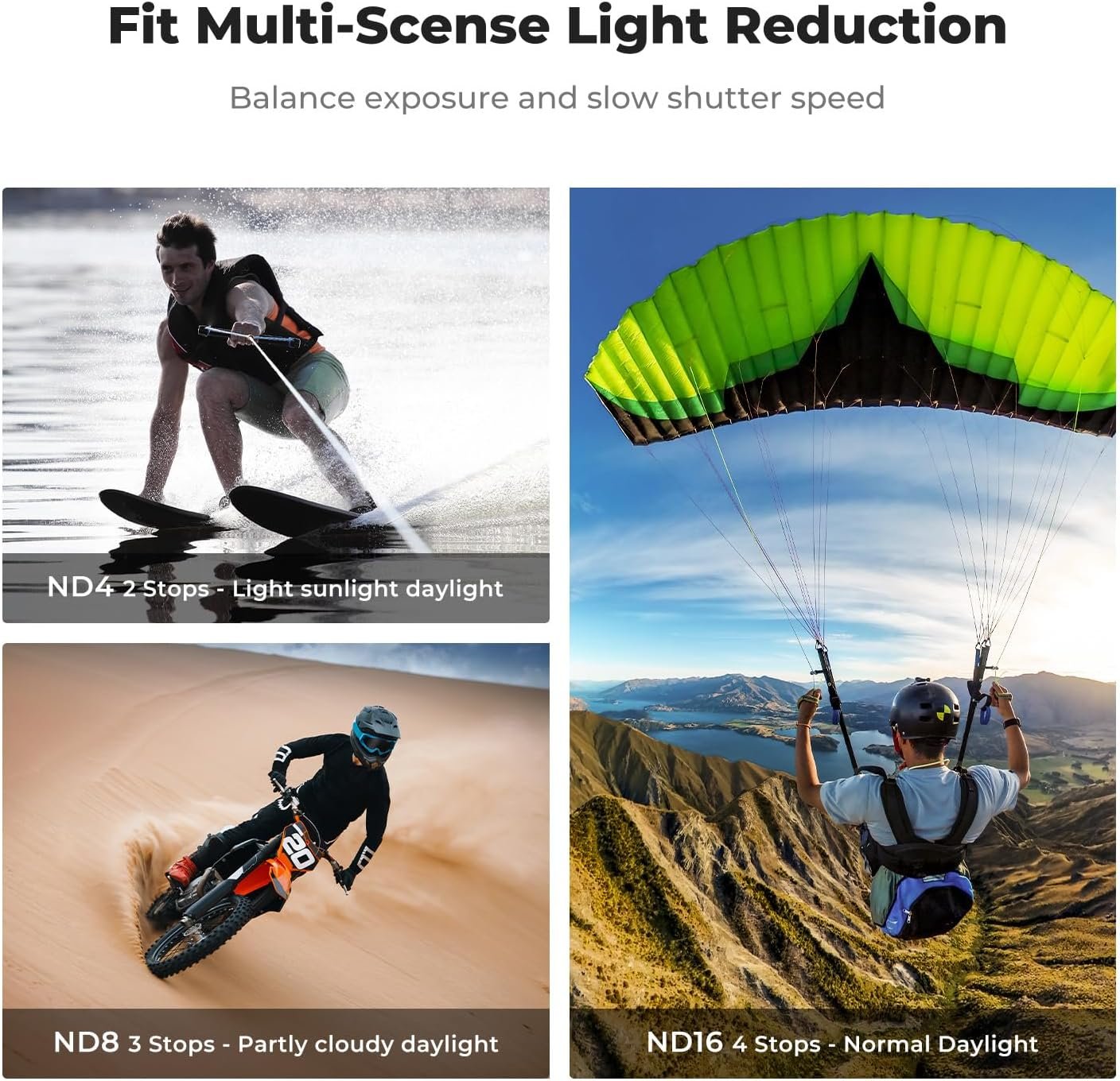 K&F Concept ND PL Filter Set for GoPro Hero 4K Camera, 4 Pack PL ND4 ND8 ND16 Ne... 4 K&F Concept ND PL Filter Set for GoPro Hero 4K Camera, 4 Pack PL ND4 ND8 ND16 Ne... - Image 4