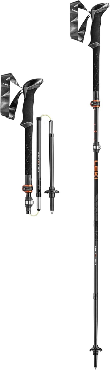 LEKI Makalu FX Carbon Trekking Poles - Foldable Collapsible Lightweight Walking ... 2 LEKI Makalu FX Carbon Trekking Poles - Foldable Collapsible Lightweight Walking ... - Image 2