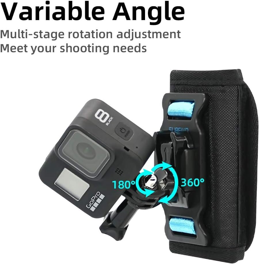 SUREWO Backpack Shoulder Strap Mount with Adjustable Shoulder Pad Compatible wit... 4 SUREWO Backpack Shoulder Strap Mount with Adjustable Shoulder Pad Compatible wit... - Image 4
