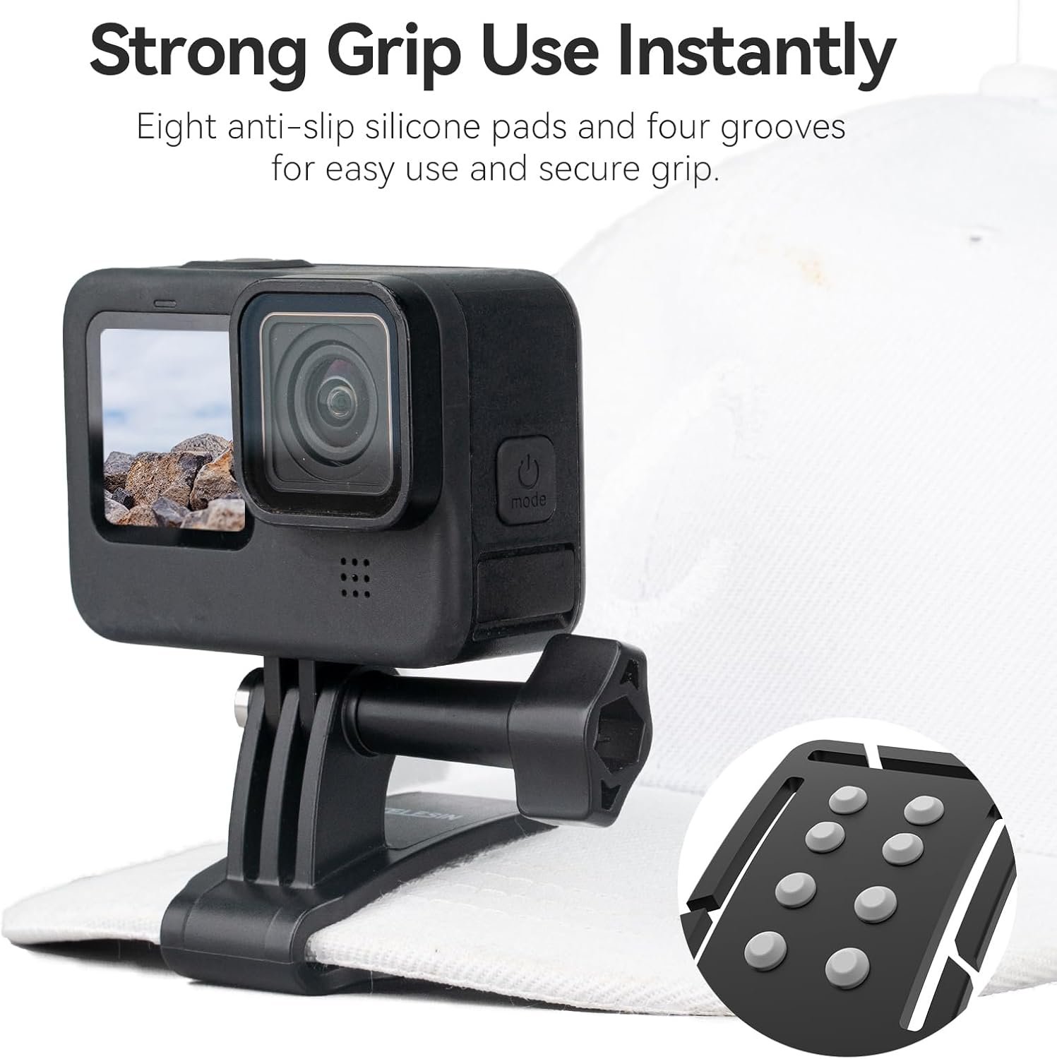 TELESIN Head Strap Mount with Cap Clip, Quick Release Head Belt Mount Compatible... 6 TELESIN Head Strap Mount with Cap Clip, Quick Release Head Belt Mount Compatible... - Image 6