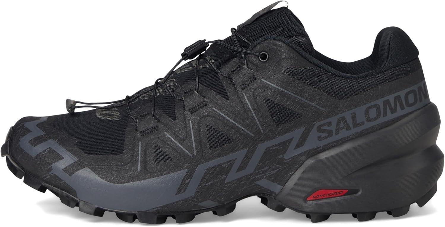 Salomon Mens Speedcross 6 Black/Black/Phantom 12.5 Medium 5 Salomon Mens Speedcross 6 Black/Black/Phantom 12.5 Medium - Image 5