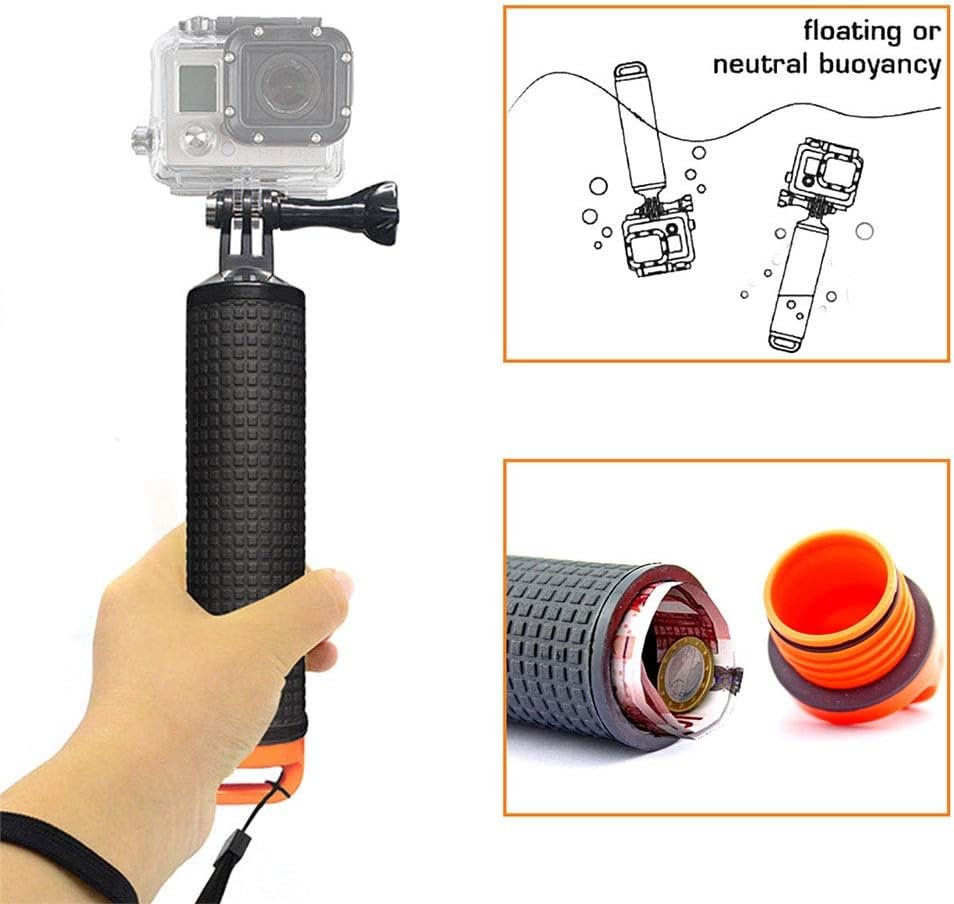 Waterproof Floating Hand Grip for GoPro Hero Session Black Silver Hero 10 9 8 7 ... 4 Waterproof Floating Hand Grip for GoPro Hero Session Black Silver Hero 10 9 8 7 ... - Image 4