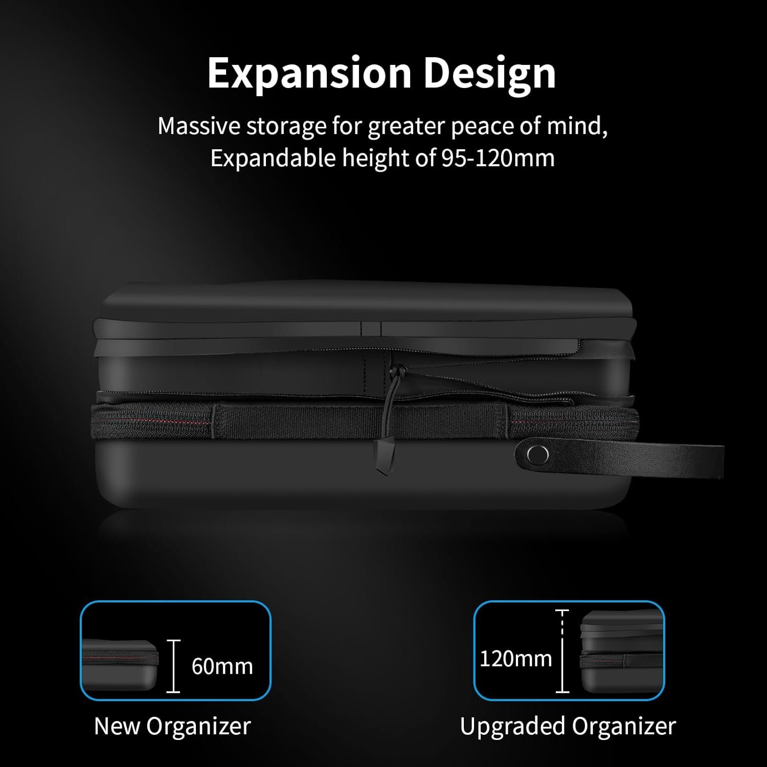 TELESIN Large Carry Case Carrying Travel Bag for GoPro Max Hero 13 12 11 10 9 8 ... 3 TELESIN Large Carry Case Carrying Travel Bag for GoPro Max Hero 13 12 11 10 9 8 ... - Image 3