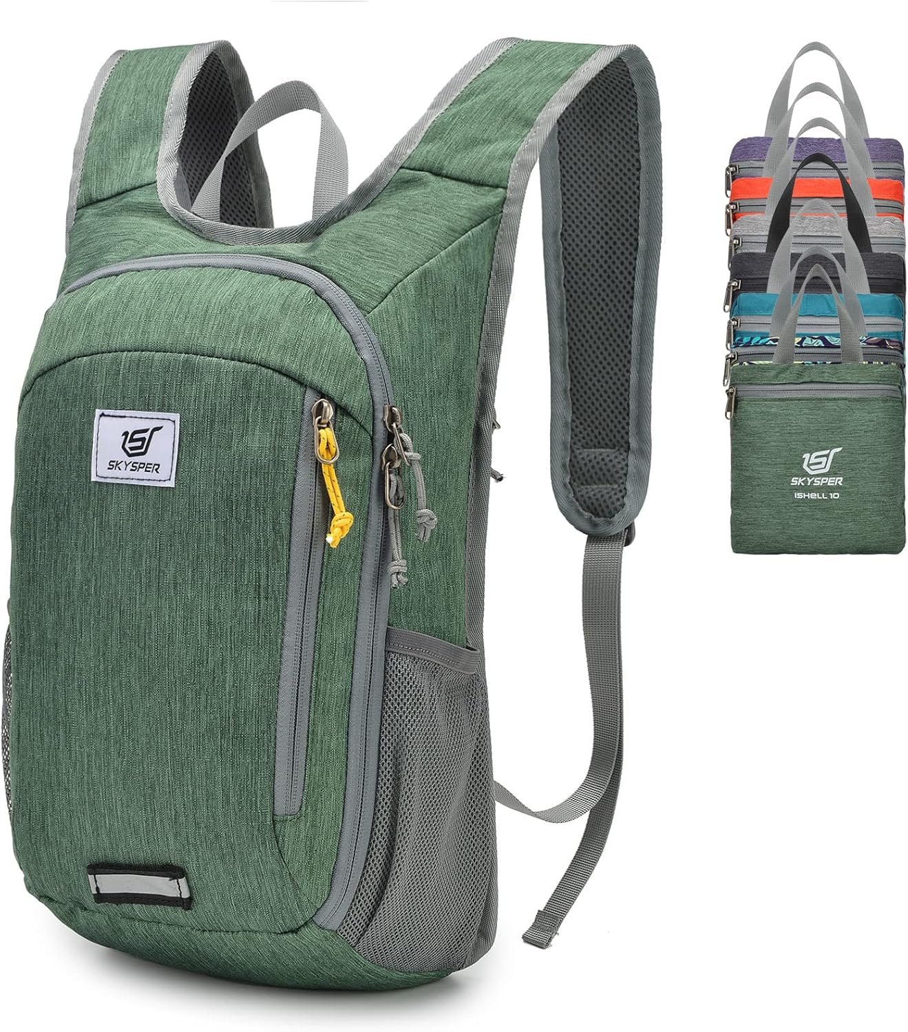 SKYSPER Small Daypack 10L Hiking Backpack Packable Lightweight Travel Day Pack f... 2 SKYSPER Small Daypack 10L Hiking Backpack Packable Lightweight Travel Day Pack f... - Image 2
