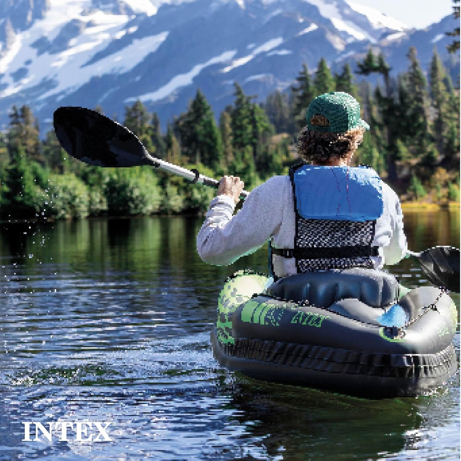 INTEX Challenger Inflatable Kayak Series: Includes Deluxe 86in Kayak Paddles and... 7 INTEX Challenger Inflatable Kayak Series: Includes Deluxe 86in Kayak Paddles and... - Image 7