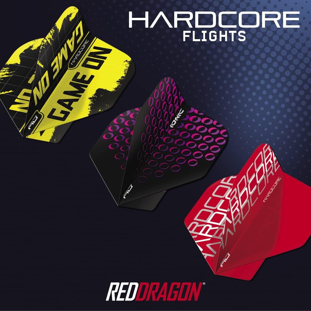RED DRAGON Hardcore Radical Standard Dart Flights - Extra Thick 100 Micron Repla... 5 RED DRAGON Hardcore Radical Standard Dart Flights - Extra Thick 100 Micron Repla... - Image 5