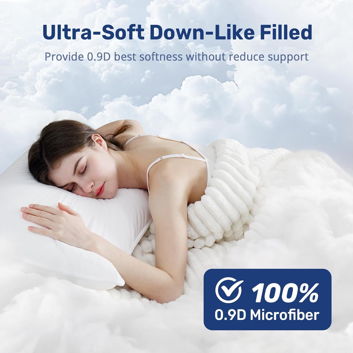 UNIKOME Ultra Soft Pillows Standard Size Set of 2 - Hotel Collection Luxury 100%... 8 UNIKOME Ultra Soft Pillows Standard Size Set of 2 - Hotel Collection Luxury 100%... - Image 8