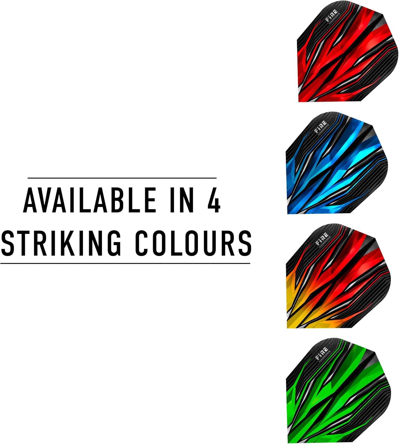 Harrows Fire Dart Flights | 5 x Sets Darts Flights (15 Flights Total) I 100 Micr... 5 Harrows Fire Dart Flights | 5 x Sets Darts Flights (15 Flights Total) I 100 Micr... - Image 5