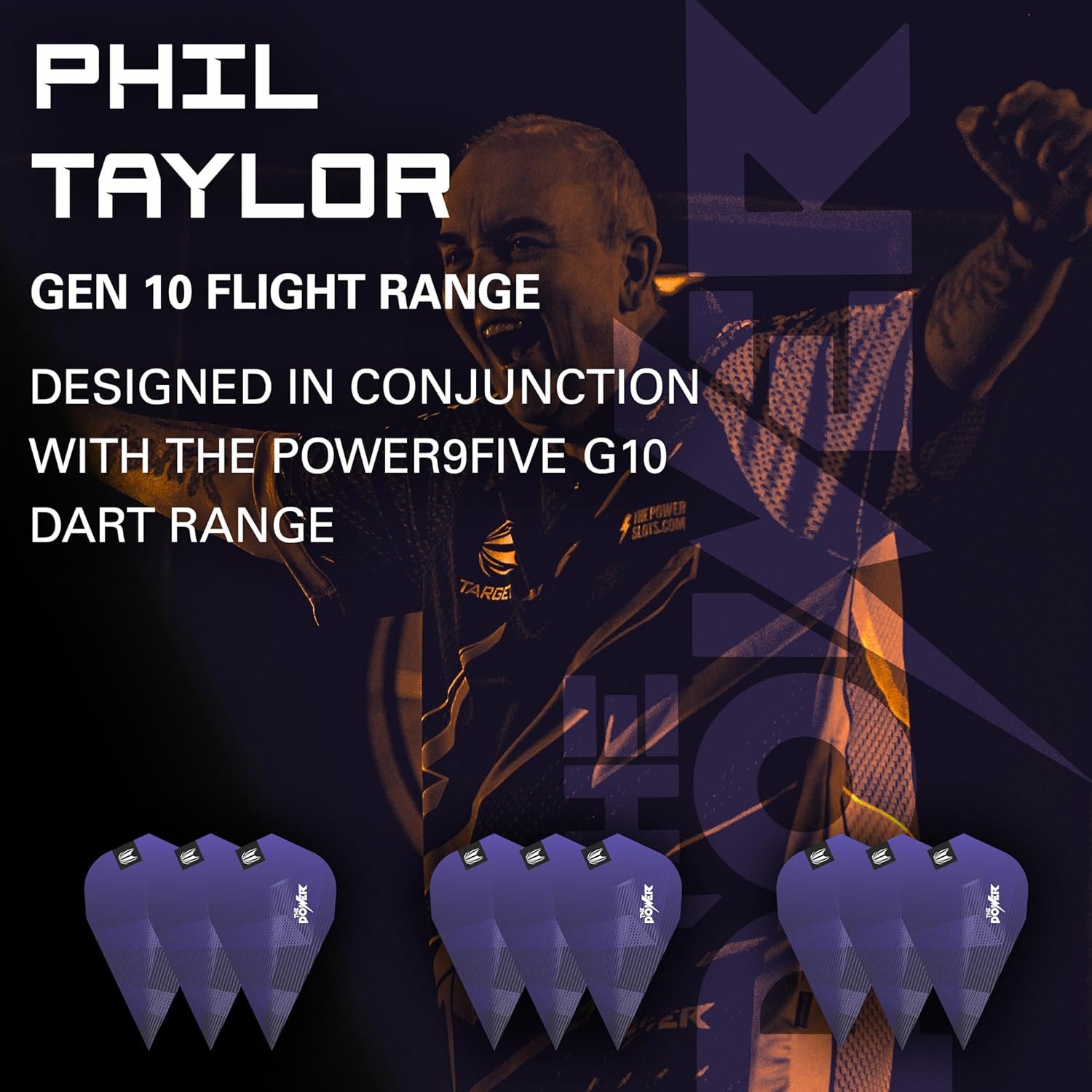 Target Darts Phil Taylor G10 Vapor Pro Ultra Dart Flights - 3 Set Pack (9 in Tot... 3 Target Darts Phil Taylor G10 Vapor Pro Ultra Dart Flights - 3 Set Pack (9 in Tot... - Image 3