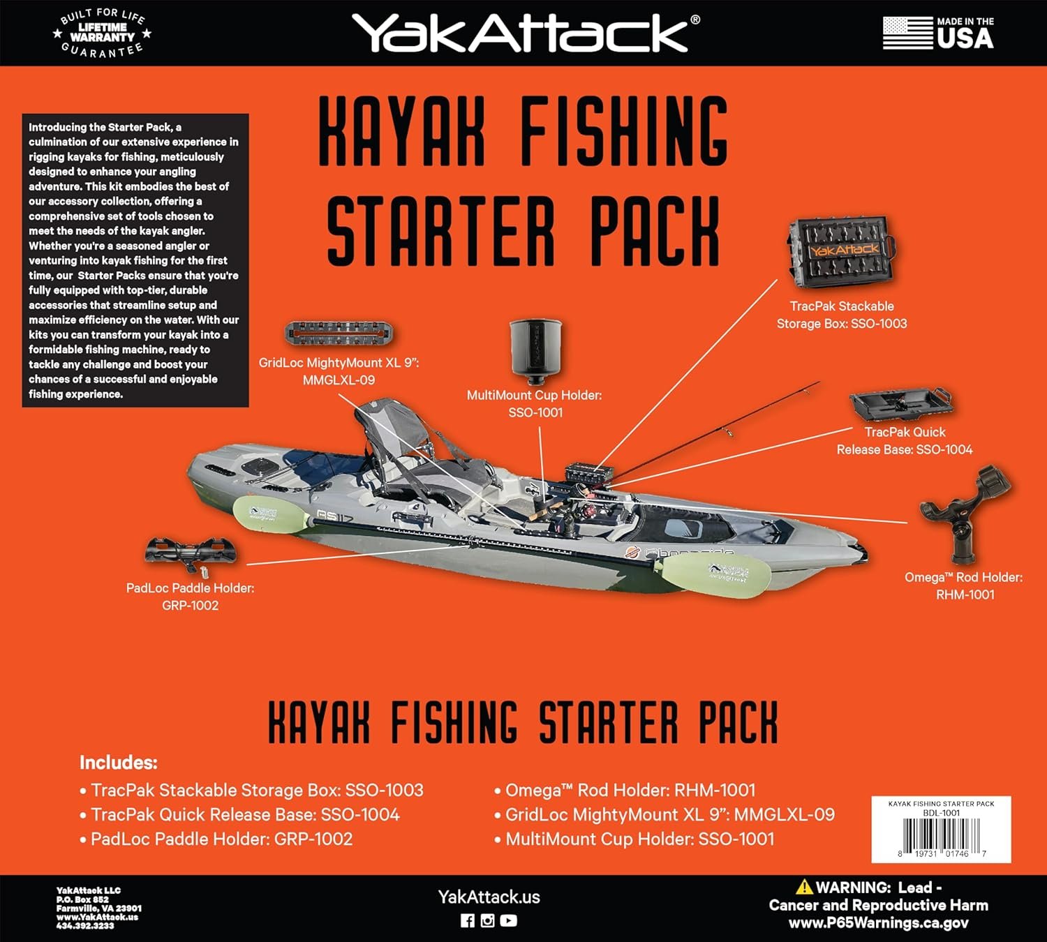 YakAttack Kayak Fishing Starter Pack Bundle | Complete Kayak Accessories Kit wit... 3 YakAttack Kayak Fishing Starter Pack Bundle | Complete Kayak Accessories Kit wit... - Image 3