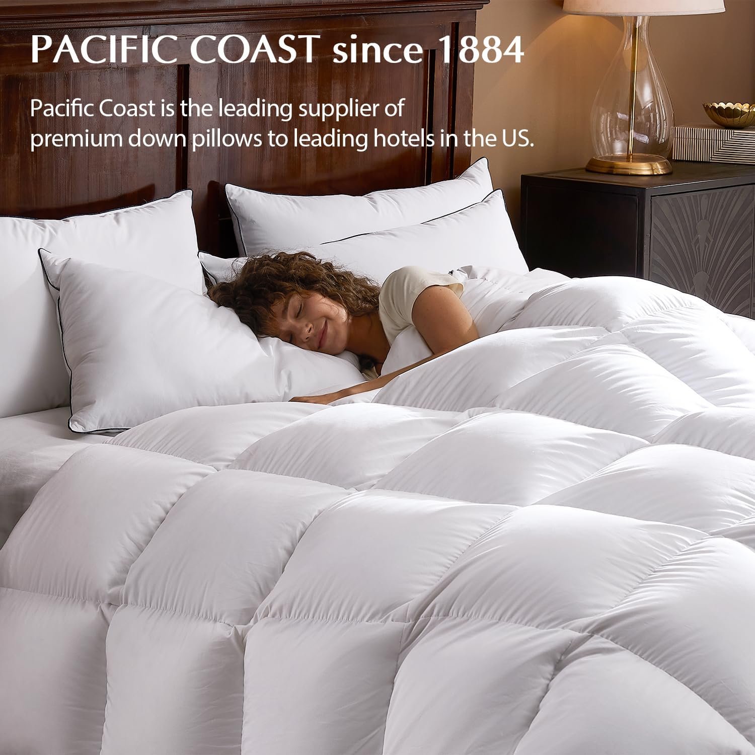 Pacific Coast Pillows Queen Size Set of 2, Goose Feather and Down Pillow for Sle... 7 Pacific Coast Pillows Queen Size Set of 2, Goose Feather and Down Pillow for Sle... - Image 7