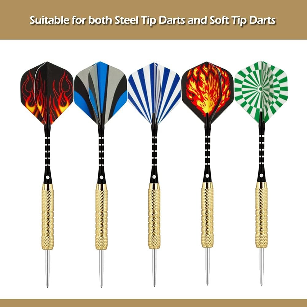 Standard Dart Flights 40 Sets 120 Pcs - Durable PET and Laser Replacement Feathe... 5 Standard Dart Flights 40 Sets 120 Pcs - Durable PET and Laser Replacement Feathe... - Image 5