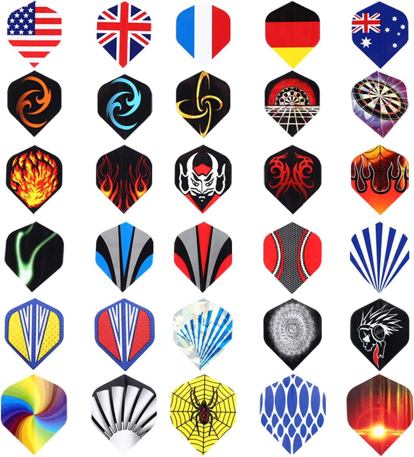 Niubixx Standard Dart Flights 30 Sets 90 Pcs Durable PET and Laser Replacement F... 3 Niubixx Standard Dart Flights 30 Sets 90 Pcs Durable PET and Laser Replacement F... - Image 3