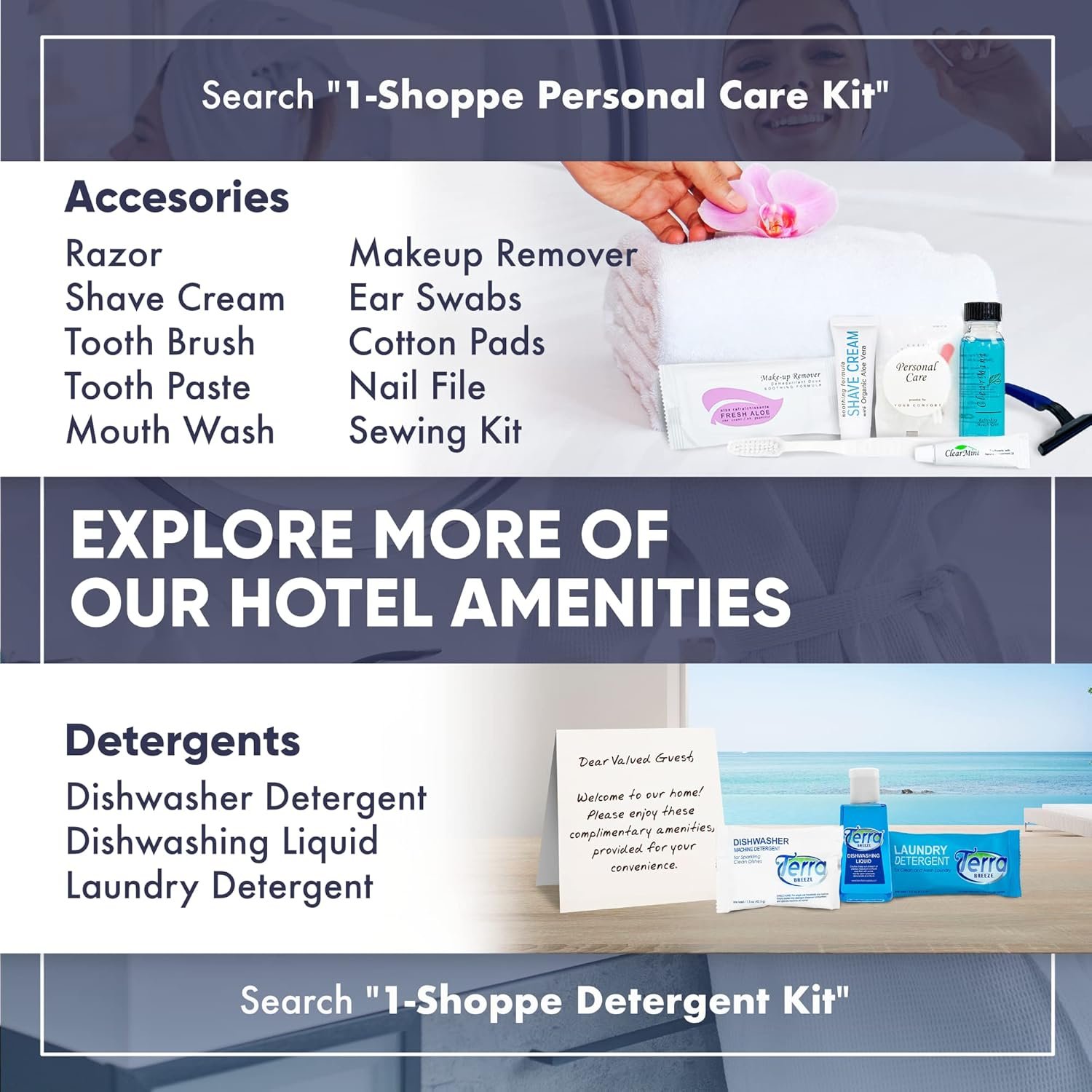 Personal Care Travel Toiletries | 1-Shoppe Amenities Kit | Travel Shaving Set, T... 6 Personal Care Travel Toiletries | 1-Shoppe Amenities Kit | Travel Shaving Set, T... - Image 6