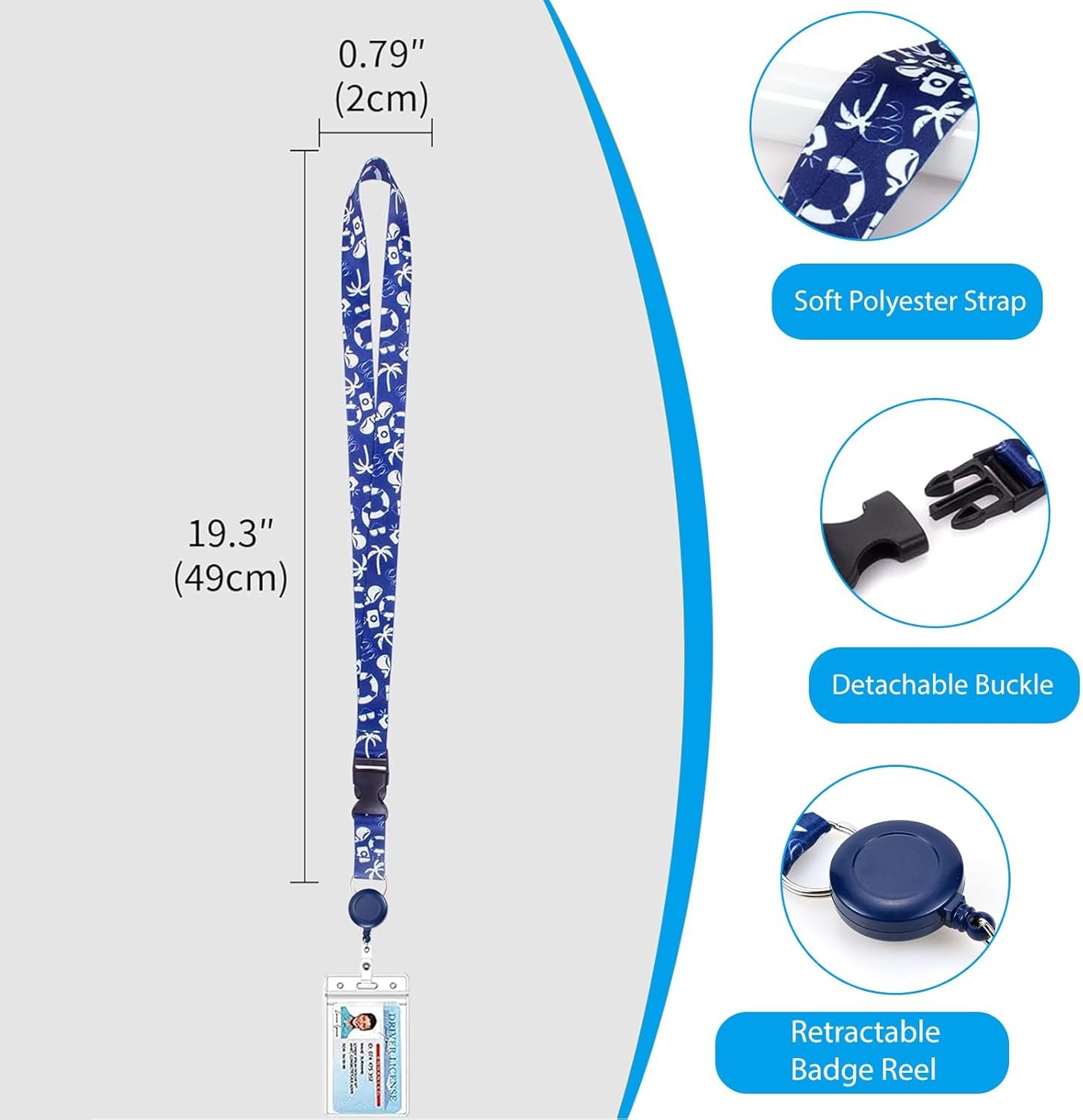 12 Pcs Royal Caribbean Cruise Essentials Kit Include Retractable Cruise Lanyards... 4 12 Pcs Royal Caribbean Cruise Essentials Kit Include Retractable Cruise Lanyards... - Image 4