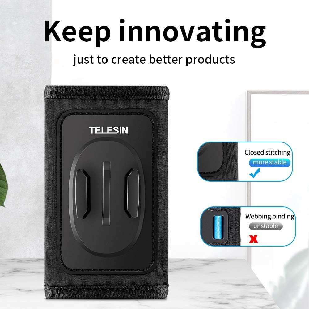 TELESIN Anti-Slip Backpack Shoulder Strap Mount Clip for GoPro Hero 13/12/11/10/... 3 TELESIN Anti-Slip Backpack Shoulder Strap Mount Clip for GoPro Hero 13/12/11/10/... - Image 3