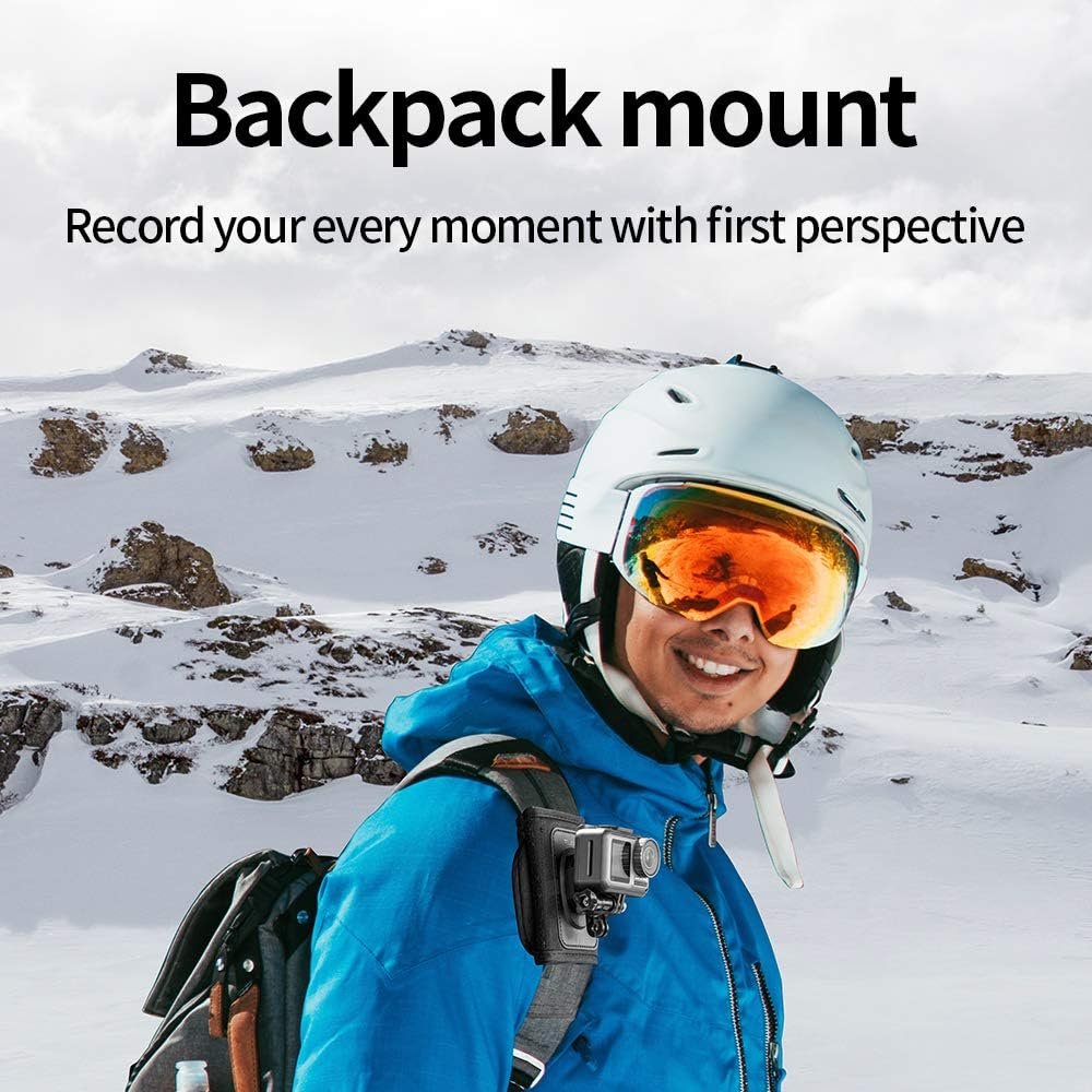 TELESIN Anti-Slip Backpack Shoulder Strap Mount Clip for GoPro Hero 13/12/11/10/... 6 TELESIN Anti-Slip Backpack Shoulder Strap Mount Clip for GoPro Hero 13/12/11/10/... - Image 6
