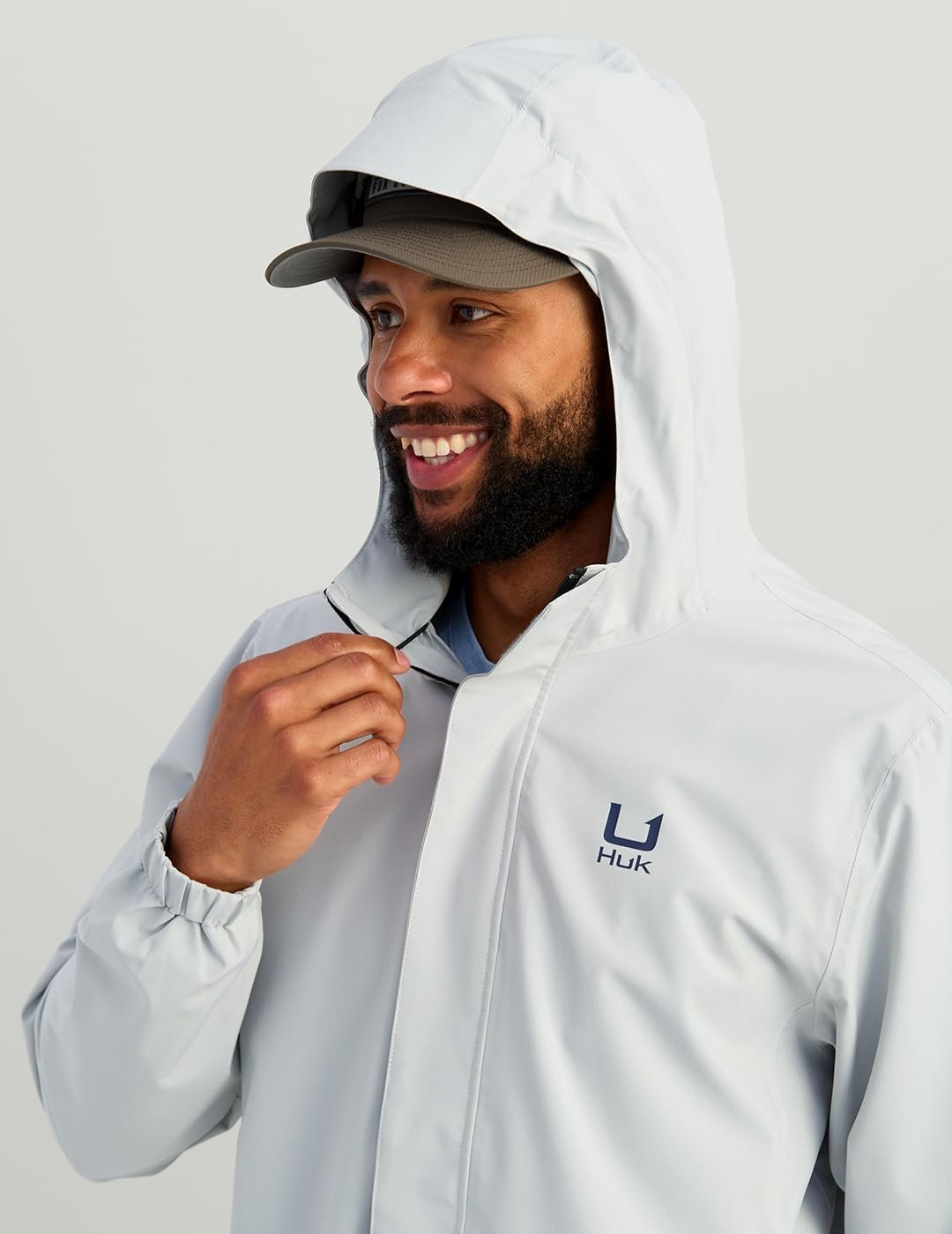 HUK Men's Storm Heavy Duty Rain Jacket 2.0, Waterproof, Windproof, Breathable Ra... 6 HUK Men's Storm Heavy Duty Rain Jacket 2.0, Waterproof, Windproof, Breathable Ra... - Image 6