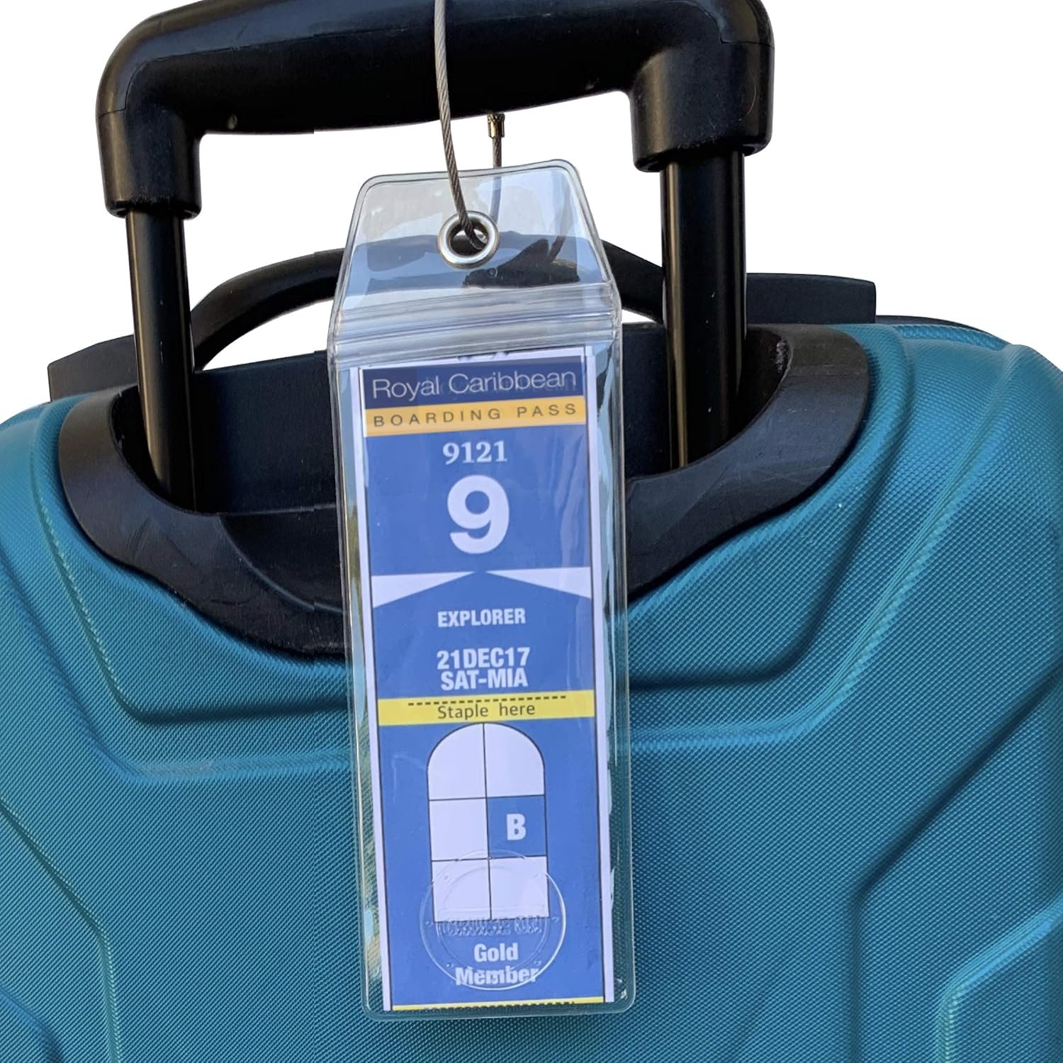 Cruise On Royal Caribbean Cruise Luggage Tag Holder (4 Pack) – Fits All Royal Ca... 9 Cruise On Royal Caribbean Cruise Luggage Tag Holder (4 Pack) – Fits All Royal Ca... - Image 9