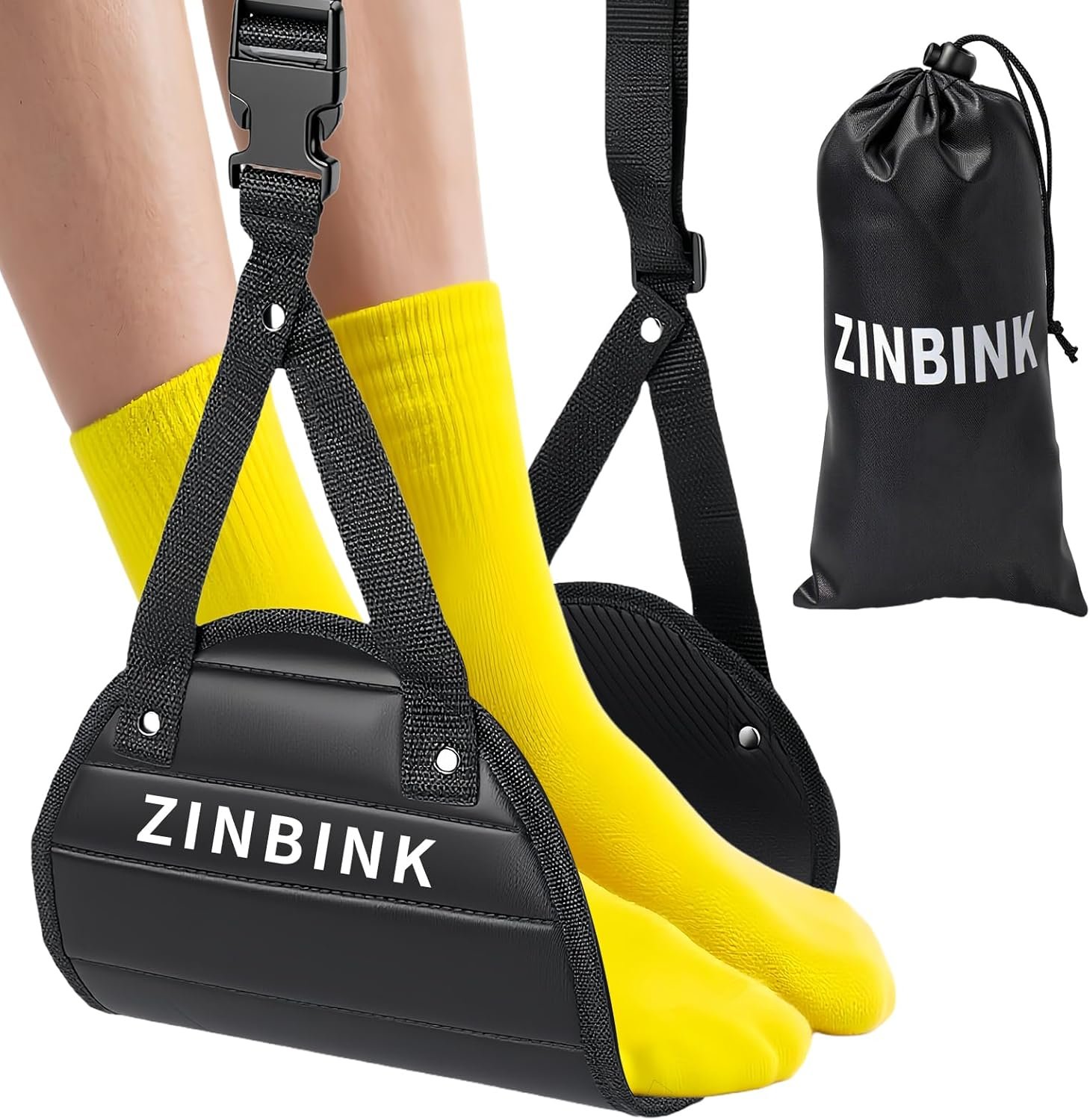 Airplane Foot Hammock, Portable Foot Hammock for Plane Travel to Relax Your Feet... 2 Airplane Foot Hammock, Portable Foot Hammock for Plane Travel to Relax Your Feet... - Image 2