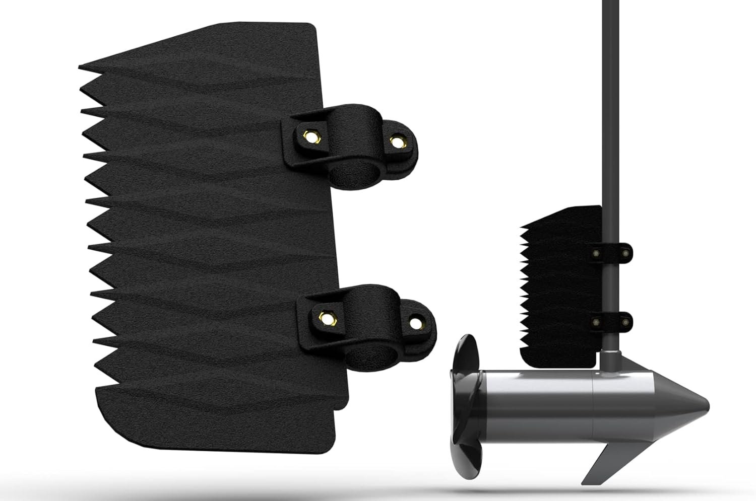 NyVoozy Rudder Clamp for 24 to 55" Trolling Motors, Kayak Rudder Kit for Kayak, ... 2 NyVoozy Rudder Clamp for 24 to 55" Trolling Motors, Kayak Rudder Kit for Kayak, ... - Image 2