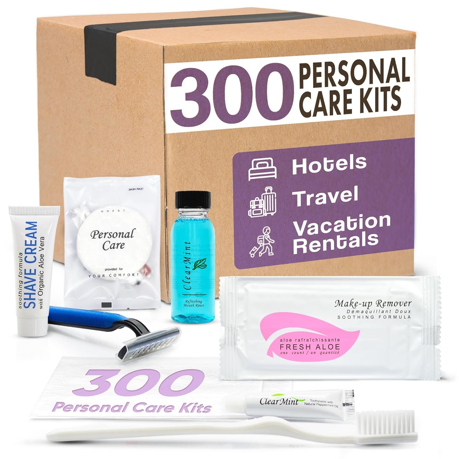 Personal Care Travel Toiletries | 1-Shoppe Amenities Kit | Travel Shaving Set, T... 2 Personal Care Travel Toiletries | 1-Shoppe Amenities Kit | Travel Shaving Set, T... - Image 2