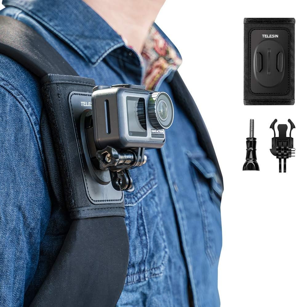 TELESIN Anti-Slip Backpack Shoulder Strap Mount Clip for GoPro Hero 13/12/11/10/... 2 TELESIN Anti-Slip Backpack Shoulder Strap Mount Clip for GoPro Hero 13/12/11/10/... - Image 2