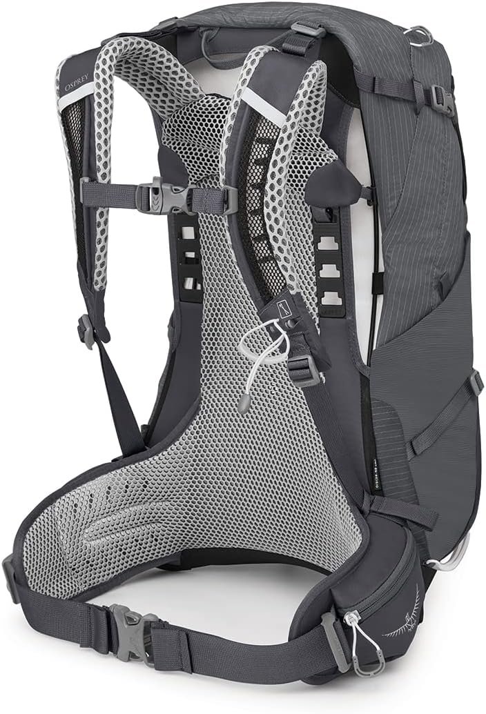 Osprey Stratos 24L Men's Hiking Backpack, Tunnel Vision Grey 4 Osprey Stratos 24L Men's Hiking Backpack, Tunnel Vision Grey - Image 4