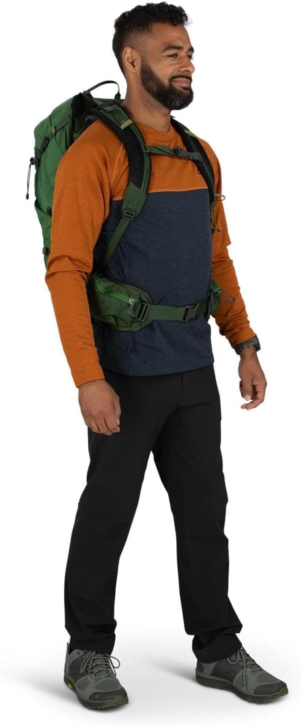 Osprey Stratos 24L Men's Hiking Backpack, Tunnel Vision Grey 9 Osprey Stratos 24L Men's Hiking Backpack, Tunnel Vision Grey - Image 9