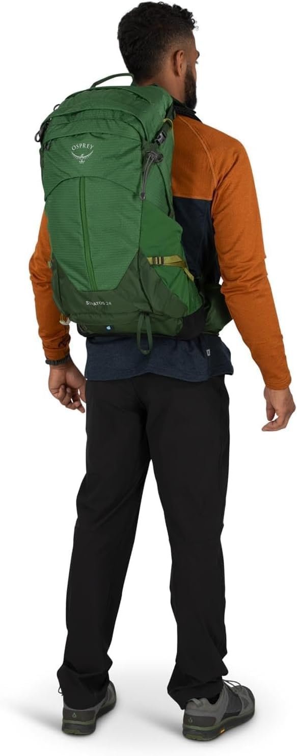 Osprey Stratos 24L Men's Hiking Backpack, Tunnel Vision Grey 10 Osprey Stratos 24L Men's Hiking Backpack, Tunnel Vision Grey - Image 10