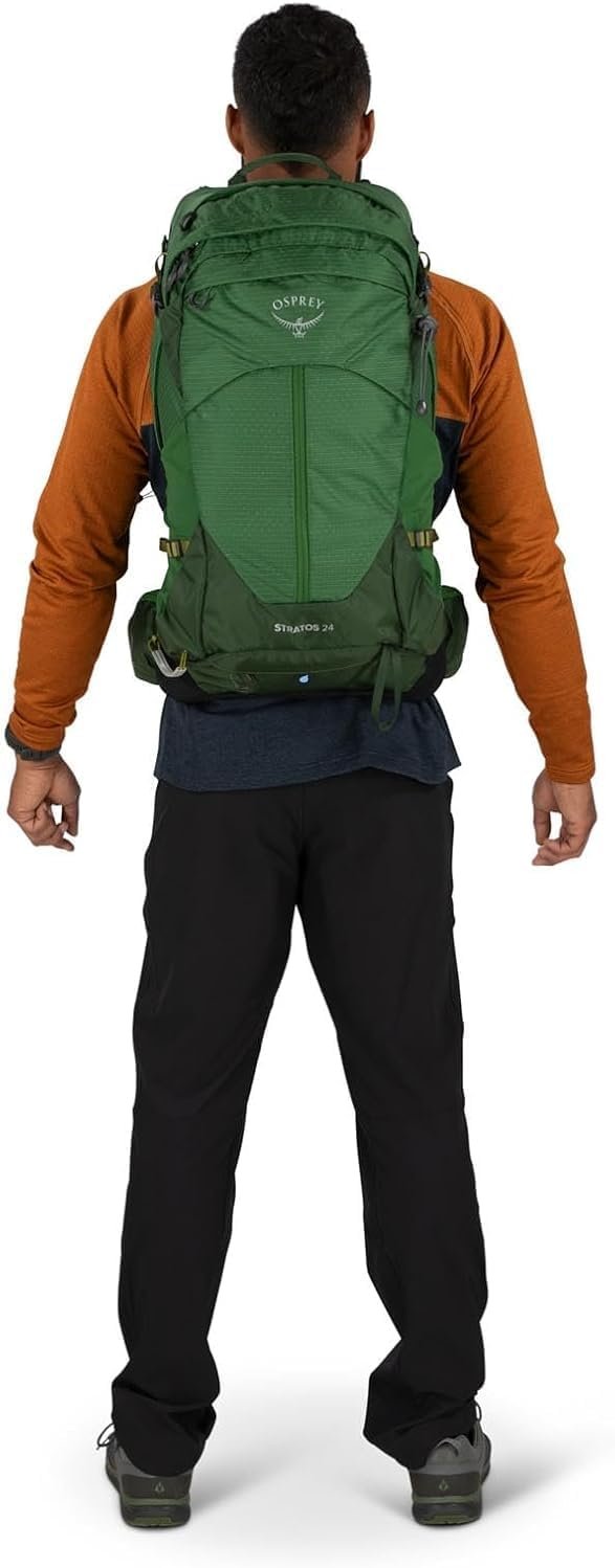 Osprey Stratos 24L Men's Hiking Backpack, Tunnel Vision Grey 11 Osprey Stratos 24L Men's Hiking Backpack, Tunnel Vision Grey - Image 11