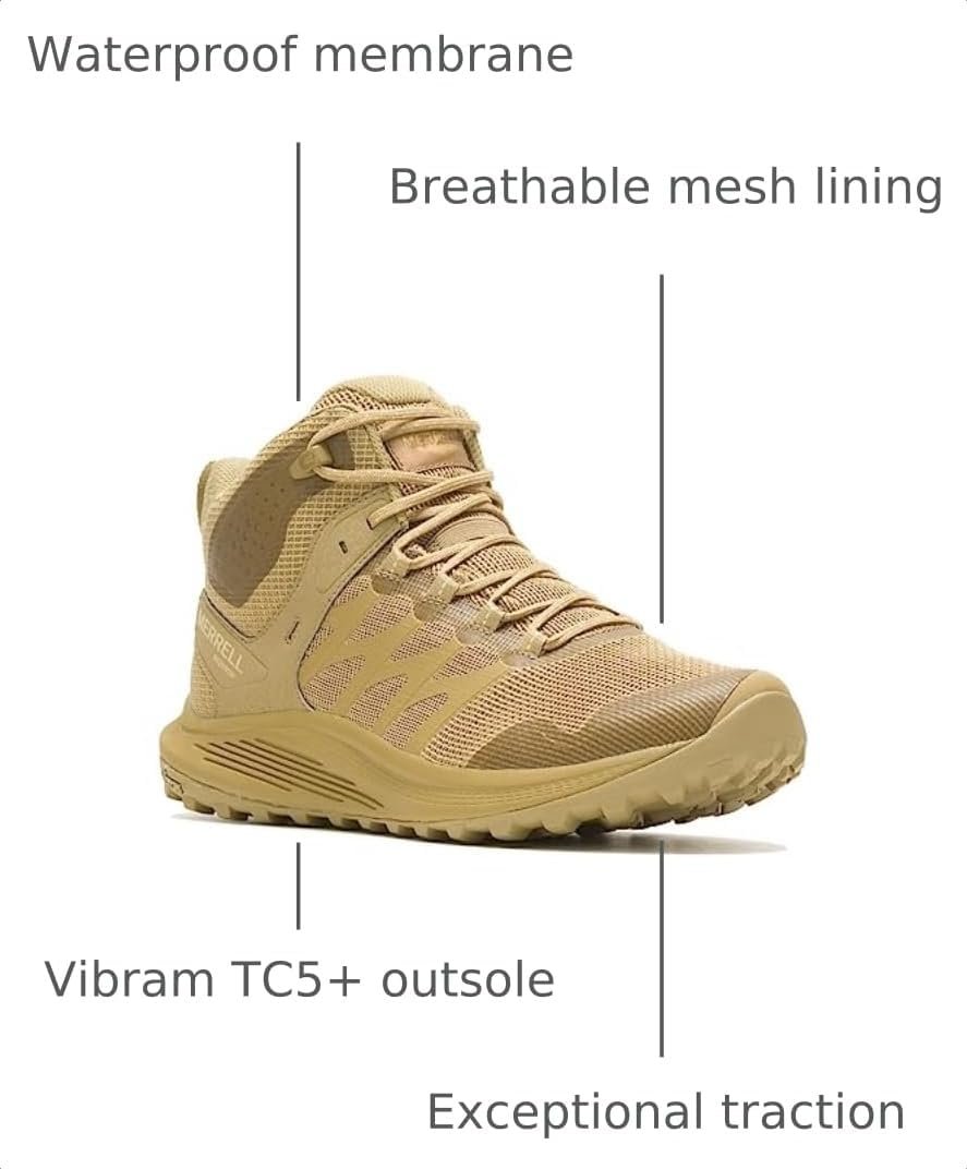 Merrell Men's Nova 3 Tactical Mid Waterproof 4 Merrell Men's Nova 3 Tactical Mid Waterproof - Image 4