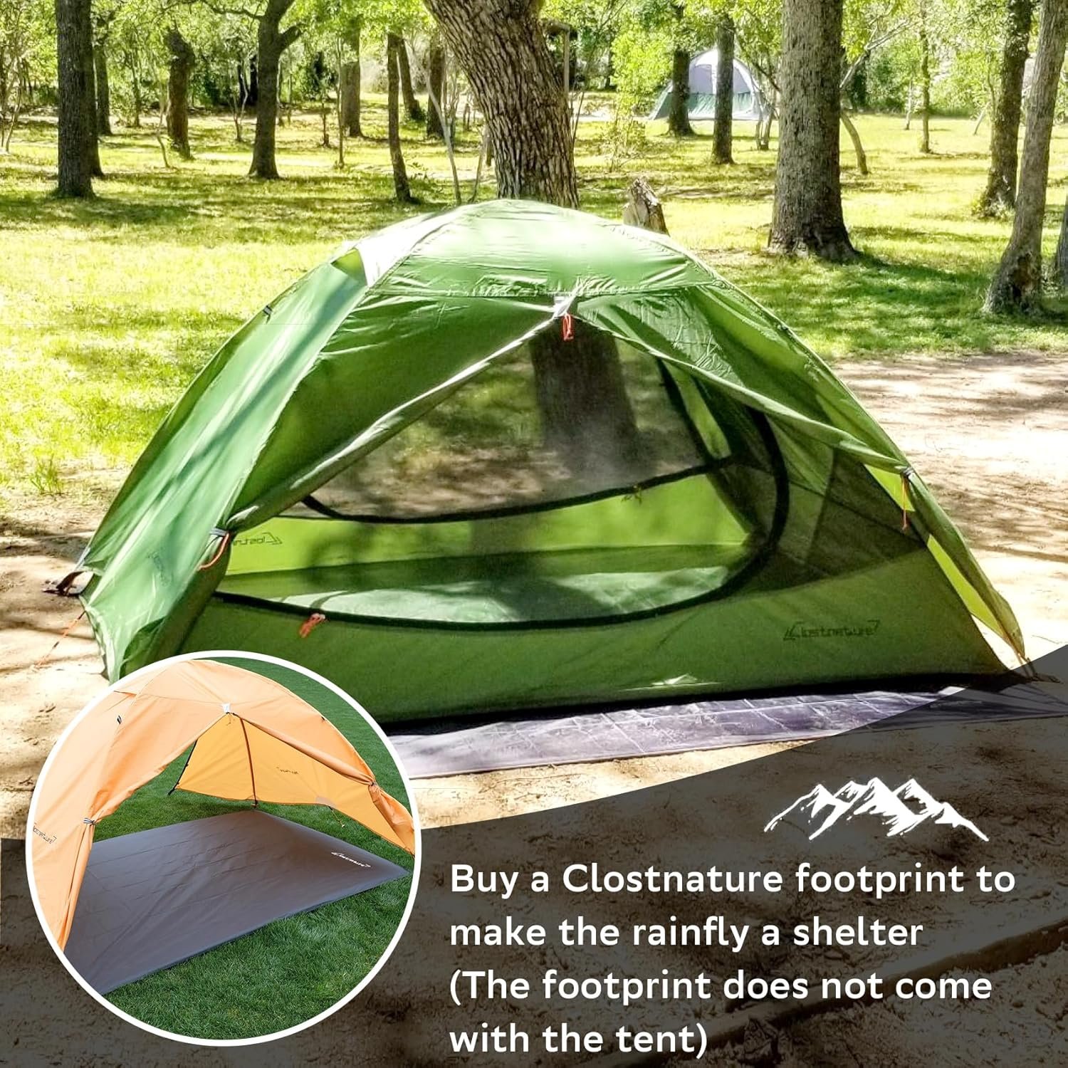 Clostnature 1/1.5/2/3/4/6 Person Lightweight Backpacking Tent, Camping Tent 6 Clostnature 1/1.5/2/3/4/6 Person Lightweight Backpacking Tent, Camping Tent - Image 6